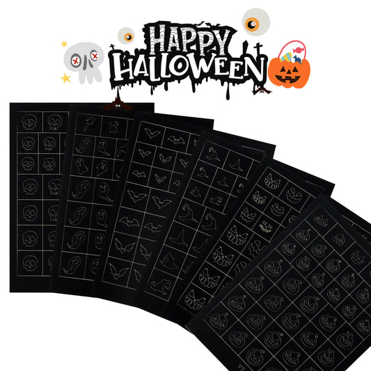 Halloween Nail Sticker-Hollow