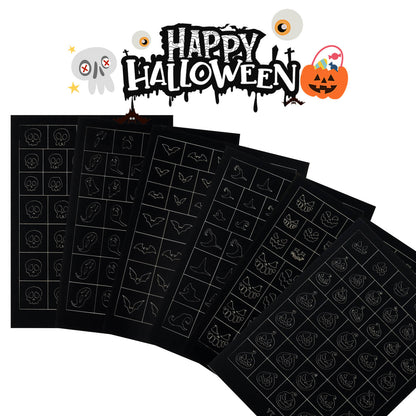 Halloween Nail Sticker-Hollow