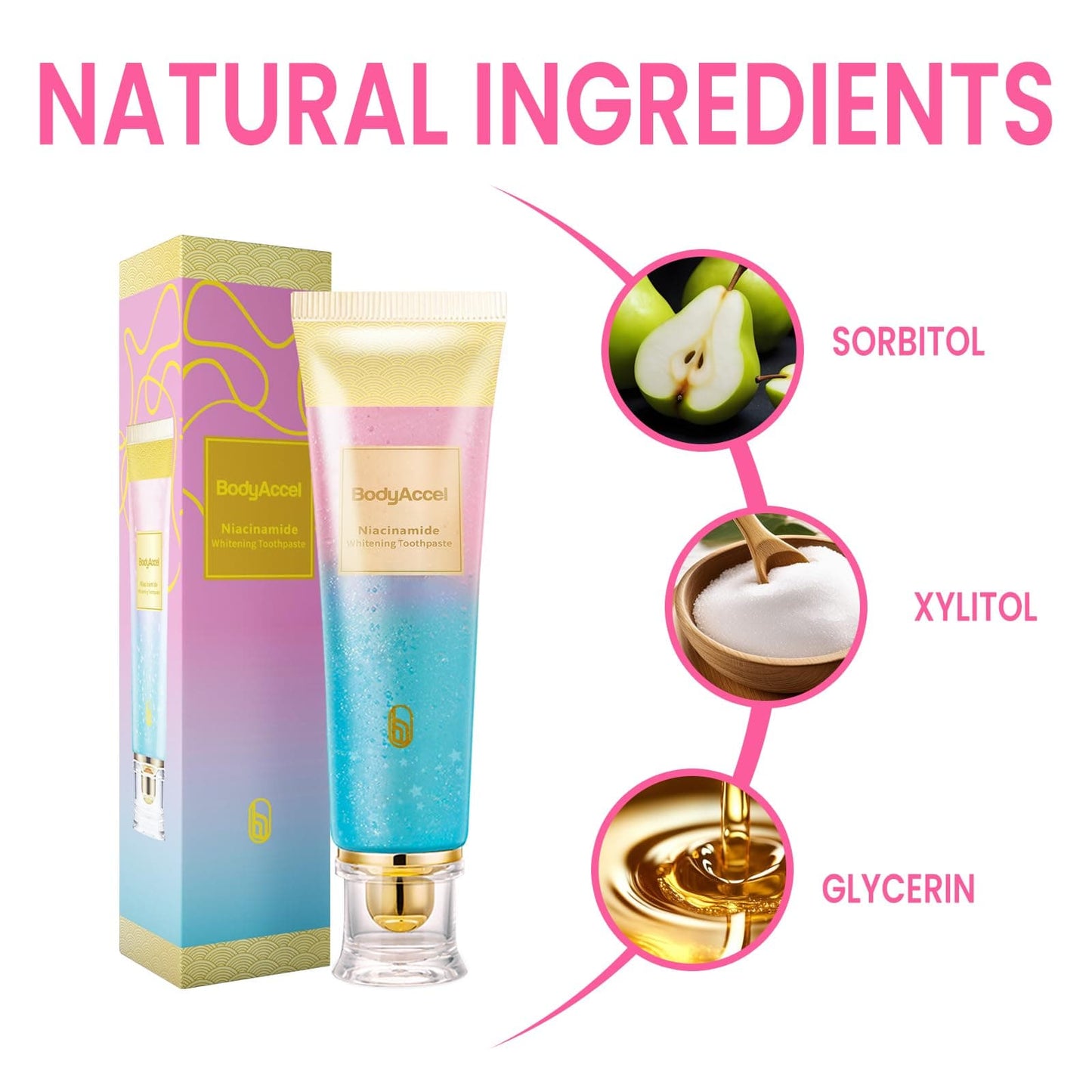 Triple Fluoride-Free Whitening Niacinamide Toothpaste