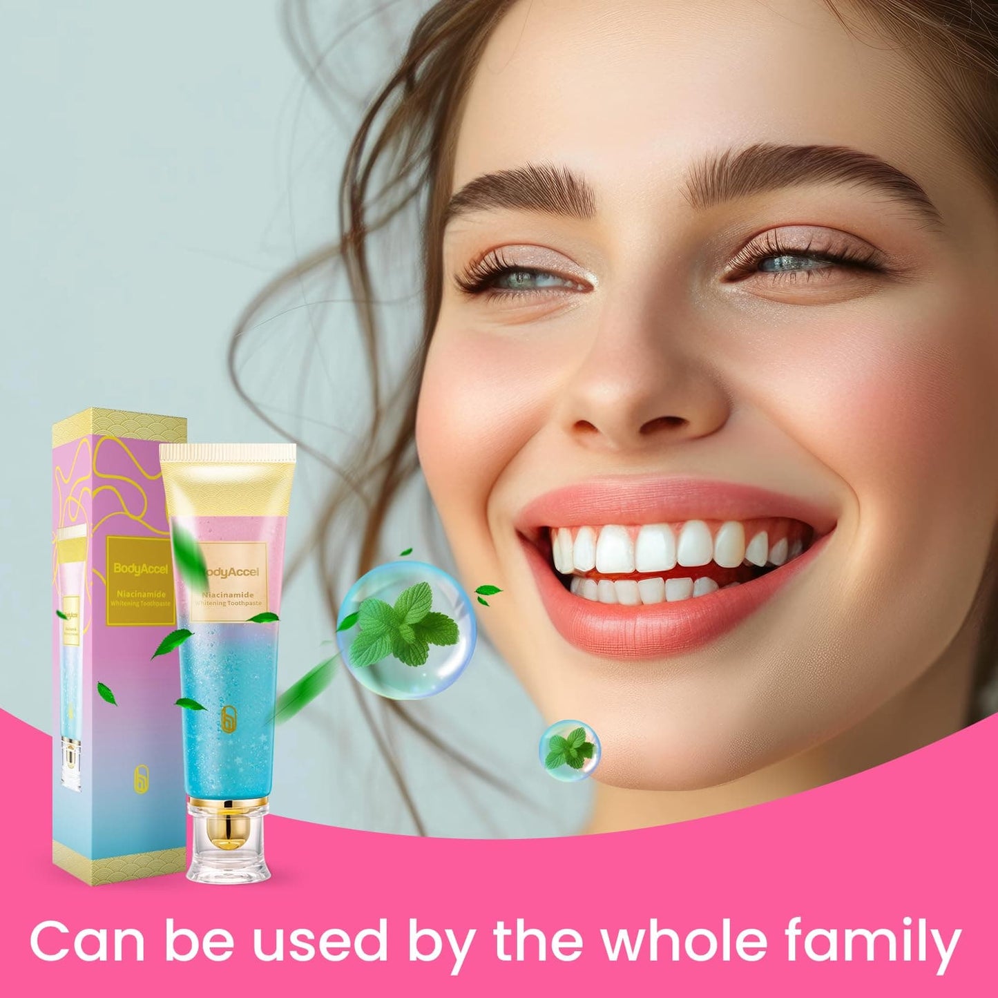 Triple Fluoride-Free Whitening Niacinamide Toothpaste