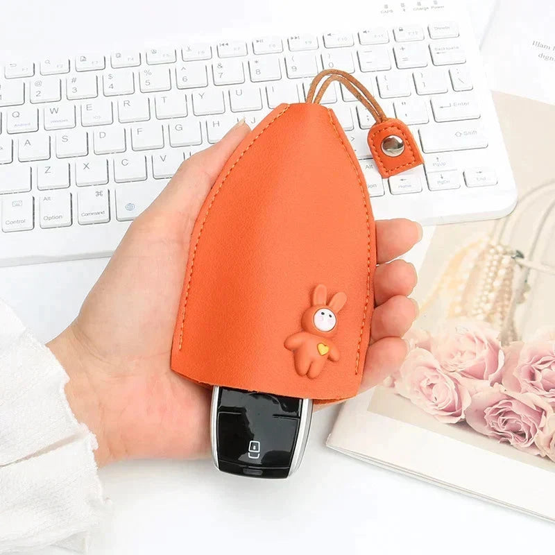 🔑Creative Pull-out Cute Large-capacity Car Key Case