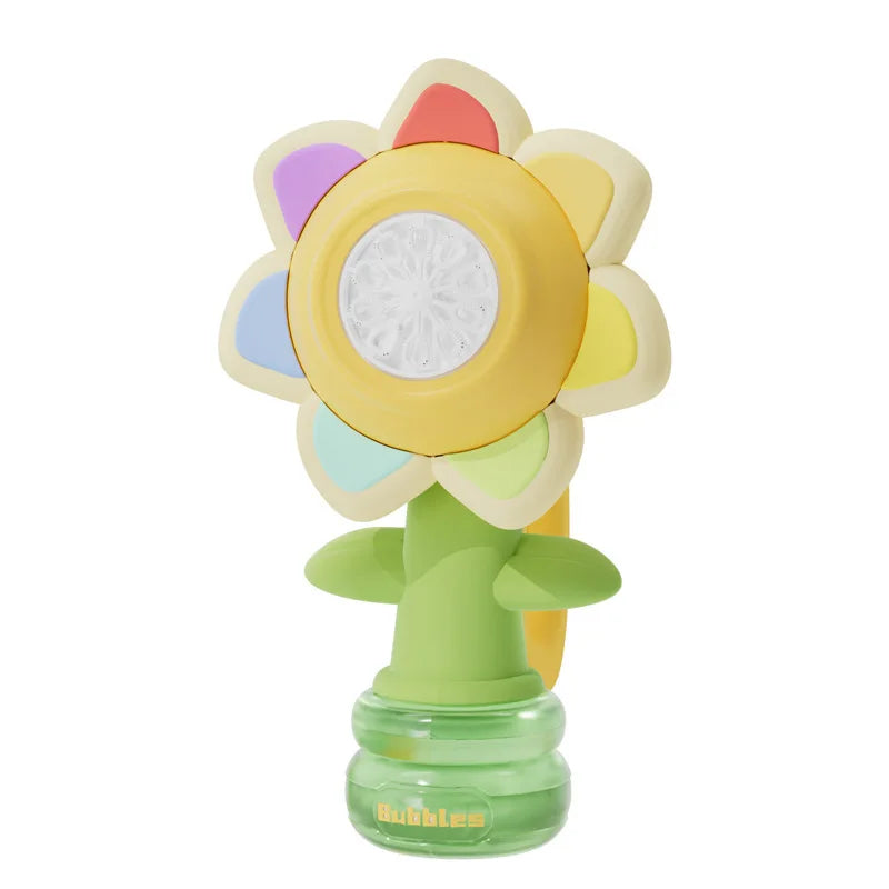 Handheld Flower Bubble Machine