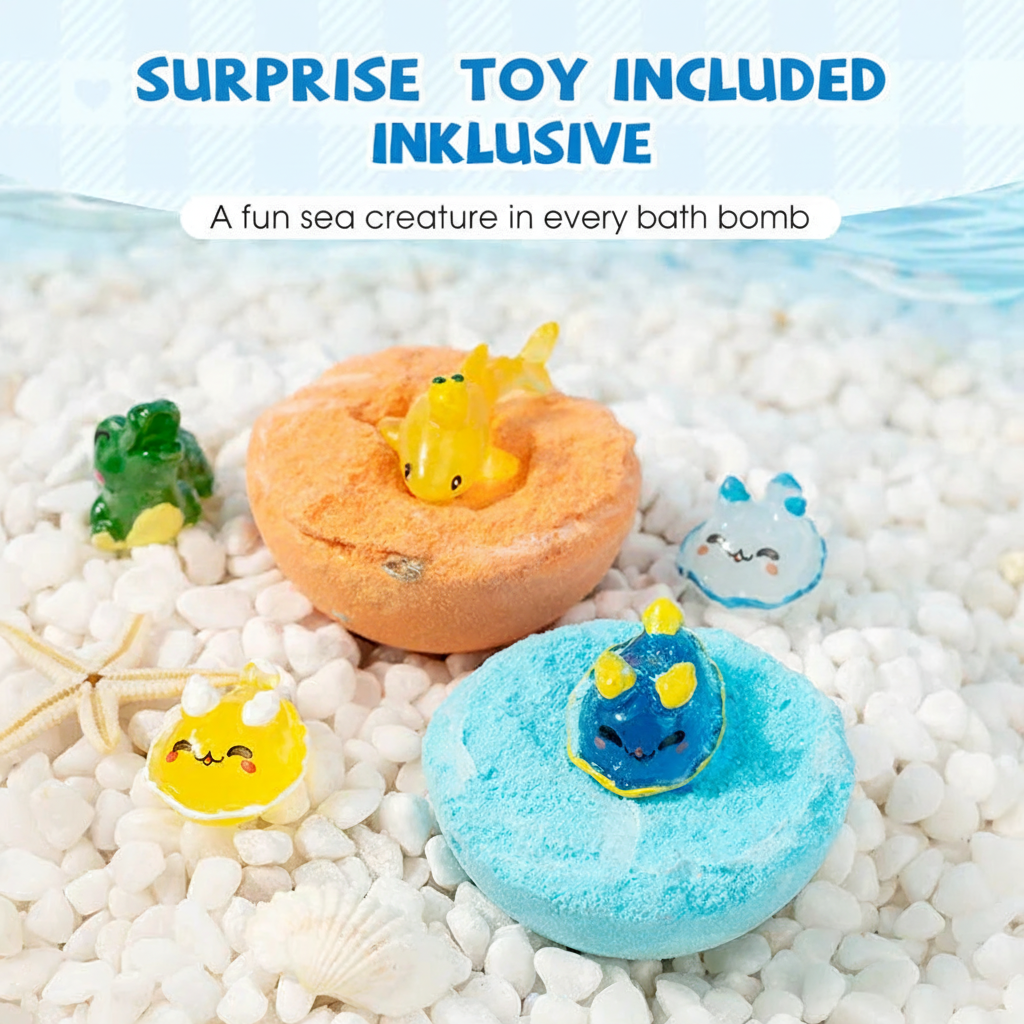 🔥Limited Time Promotion 50% OFF🔥12-Piece Bath Bomb Gift Set for Kids